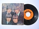 The Beatles EP 4-track HELP Orange Odeon 1st pressing SOE 3769 French pressing