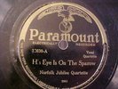 Norfolk Jubilee Quartette - His Eye Is On The Sparrow - Paramount 12630 (1927)