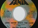Soul Funk 45 HARVEY AVERNE Love Never Stays The Same/Lovers on Fania