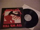 Metallica Kill 'em all Megaforce Records LP MRI 069 1st USA press