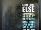 CANNONBALL ADDERLEY LP Somethin Else 1958  Original Blue Note DG nyc mono press
