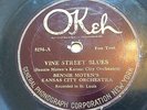 Bennie Moten's Kansas City Orchestra    VIne Street Blues / South   78 rpm RARE