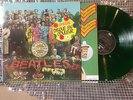THE BEATLES sgt peppers DC1 GREEN VINYL COLOR EXC+ INSERT