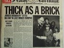 JETHRO TULL Thick As A Brick Original UK LP - Newspaper Sleeve Prog Ian Anderson