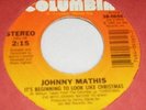 JOHNNY MATHIS IT'S BEGINNING TO LOOK A LOT LIKE CHRISTMAS JUKEBOX RARE