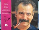 autographe de georges brassens signature dédicace signed 33t  n°8  B 76.512 R