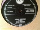 RECORDS 78 ELVIS FOOL SUCH AS I