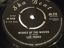 LEE PERRY WISHES OF THE  WICKED / HOLD DOWN .SKA BEAT JB.212