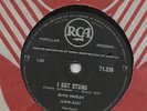 ELVIS PRESLEY     SOUTH AFRICA  78   I GOT STUNG