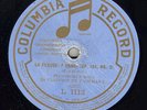 279e.  Vladimir De Pachmann - La Fileuse & Mazurka in C - Columbia L.1112