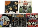 The Beatles - *FRANCE* 5 x 1st Press 1965/6 Odeon 4-track EPs