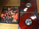 Arch Enemy ?– Khaos Legions 2LP 1ST PRESS DEATH METAL 2011 RED BLACK MARBLED