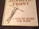 AGNOSTIC FRONT A Box Of Hurt And Hate LP Box Set Patch Sticker Skinhead NYHC