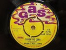 RONNY WILLIAMS / HIPPY BOYS - THROW ME CORN / TEMPTATION OG UK GAS 7