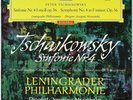 DGG RED STEREO TULIP 11/62 TCHAIKOVSKY MRAVINSKY SYMPHONY 4 SLPM 138657 AS NEW
