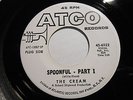 CREAM Spoonful Part I & II 45 Atco 6522  White Label  Promo
