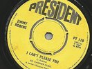 JIMMY ROBINS I can't please you 45 UK President PT 118 northern soul