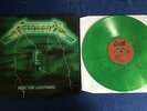 METALLICA - RIDE THE LIGHTNING - BENNETT- GREEN MARBLE VINYL REISSUE EXC / MINT