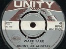 John Holt - Walking Along / Bunny Lee Allstars - Ware Fare UK Unity 7