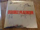 KISS 2x LP Double Platinum signed copy with stickers UK Casablanca 1st press