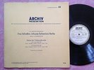 ARCHIV 14186 APM, BACH: Suiten für Violincello solo No.1 & 2, FOURNIER, NM