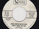 GEORGE MARTIN - Ringo's Theme - White Label Promo 45 - BEATLES