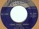 ALICE JEAN: Come Back Home/100 Years 45 Rhythm rare doo wop hear