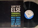 CANNONBALL ADDERLEY Somethin Else MONO Blue Note 47 W 63rd Ear RVG Miles DAVIS