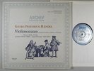 ARCHIV 198 474 MELKUS: HANDEL VIOLIN SONATAS - 2 LP SET