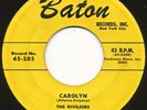 RIVILEERS on Baton --ETERNAL LOVE b/w CAROLYN-- r&b doo wop 45 | ORIG