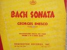 GEORGES ENESCO violin BACH Solo Sonata #2 - REMINGTON PL-1-149 -NO RESERVE