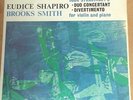 Igor Stravinsky Duo Concertant Divertimento Eudice SHAPIRO SMITH Sealed LP