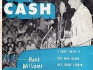 JOHNNY CASH  SINGS HANK WILLIAMS EP P/S GOOD CON