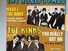 The KINKS - 1er EP Français avec les Honeycombs - PNV 24122 Vogue- Languette
