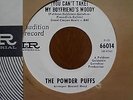 45 RPM  Powder Puffs IMPERIAL DJ 66014 My Boyfriends's Woody  SURF
