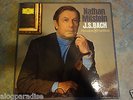 NATHAN MILSTEIN J.S. BACH 3 LP BOX SET DG RECORDS GERMAN PRESS BOOKLET EX COND