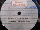 BEACH BOYS 45 Test Pressing I CAN  HEAR MUSIC Sample 45 WL CAPITOL