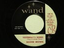 northern soul MAXINE BROWN Yesterday's Kisses WAND M- hear soundclips