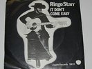 RINGO STARR, It Don't Come Easy / Early 1970  45rpm + Picture Sleeve