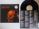 SEPULTURA BENEATH THE REMAINS LP + INNER + POSTER REISSUE RO 9511-1 A/B1 THRASH