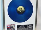 IRON MAIDEN  ALBUM LP , Blau Metallic , BILD kein AWARD  gold PLATIN  Record