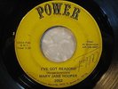 MARY JANE HOOPER 45 I've Got Reasons POWER rare New Orleans funk soul Eddie Bo