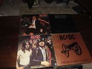 AC/ DC  4 TOP ALBUMS HIGHWAY BLACK IF YOU WANT BLOOD FOR THOSE ATLANTIC  1st 