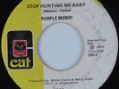 70s Soul 45 PURPLE MUNDI Stop Hurting Me Baby CAT HEAR