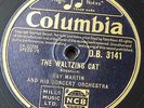 78rpm RAY MARTIN the waltzing cat / the marching strings