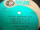THE VELVET UNDERGROUND & NICO  1967 MGM  2315056  A//1 / B//1  ANDY WARHOL