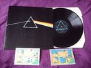 PINK FLOYD the dark side of moon 1973- UK PRESS OF 70's+POSTERS & STICKERS- EX++