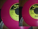 The Damned - mispress Dont Cry Wolf pink vinyl 7