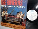 THE RIVIERAs Let's Have A Party WHITE LABEL PROMO USA records surf LP T
