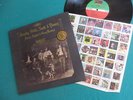 Crosby, Stills & Nash & Young Lp+ inset- Deja Vu (US pressing ft embossed cover)